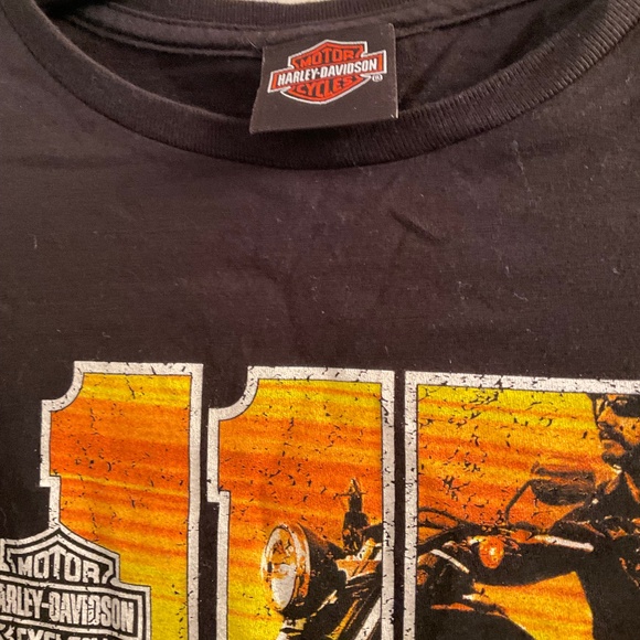 Official Harley Davidson 110th Anniversary Tee - Picture 3 of 8